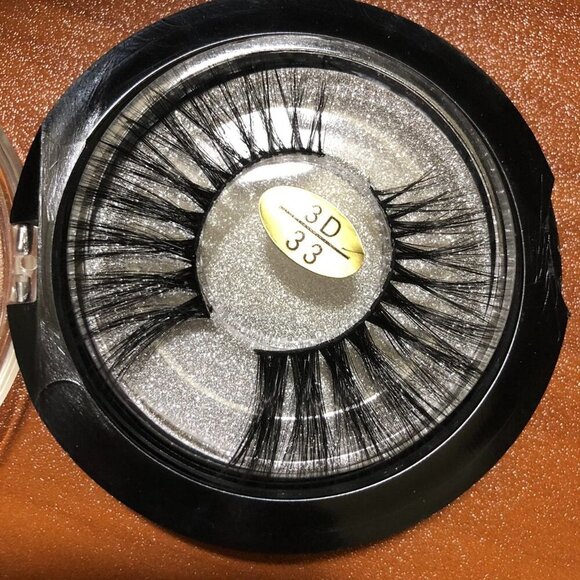 3D Mink Eyelashes Lash Extension Handcrafted Reusable Dramatic Volume Style # 33 - Picture 4 of 4